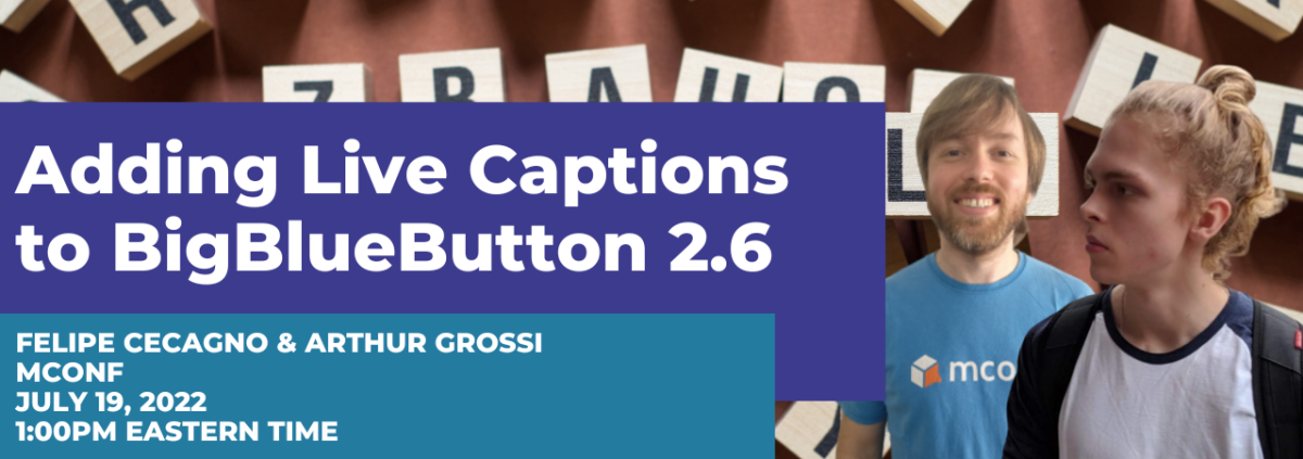 Adding Live Captions to BigBlueButton 2.6